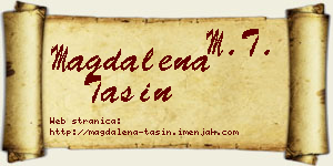 Magdalena Tašin vizit kartica